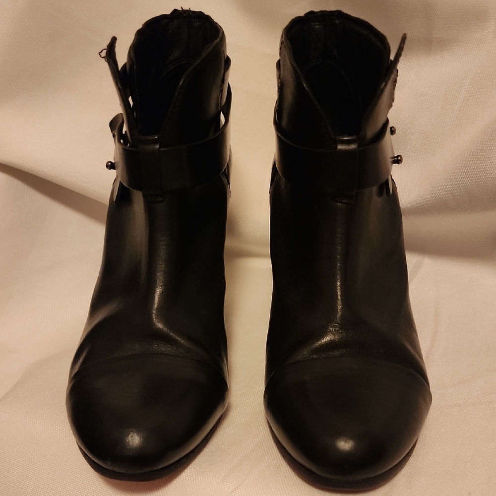 Rag & Bone Black Leather Ankle Boots